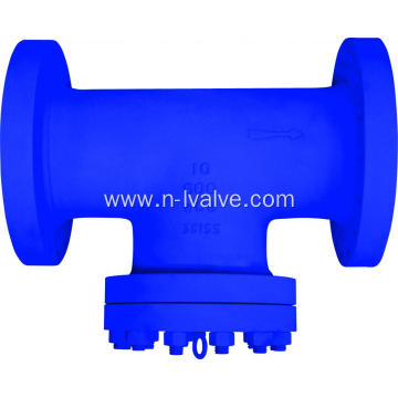 Casted Steel T Type Industrial Strainer